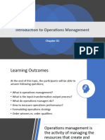 Introduction To Operations Management - Student