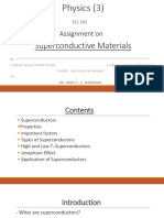 Superconductive Materials