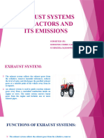 Exhaust Systems in Tractors and Its Emissions