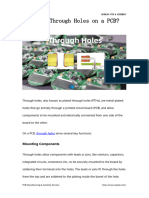 What Are Through Holes On A PCB