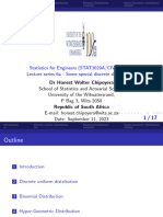 2023 CIVN2011A and STAT3029A Lecture 6A - Special Discrete Distributions