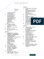 Speakout Advanced Tests Answer Keydoc