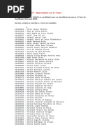 Aprovados Unicamp 2024 - 1 Fase