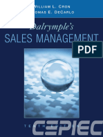 Dalrymple S Sales Management Concepts and Case