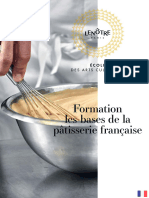 Plaquette Formation - Bases Patisserie