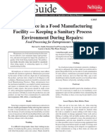 Maintenance in A Food Manufacturing Facility - Keeping A Sanitary Process Environment During Repairs