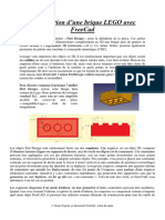 Conception Lego FreeCad