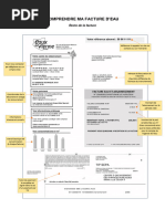 Comprendre Ma Facture D'Eau: Recto de La Facture