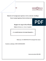 Projet de Fin D'études - Le Contrôle Interne Et La Fraude Financière