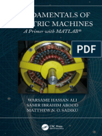 Fundamentals of Electric Machines A Primer With Matlab