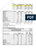 Calculo de Tarifas Julio-Diciembre