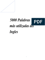 5000 Palabras Maacutes Usadas Del Ingleacutesdocx