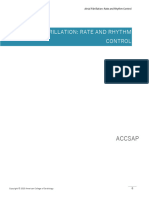 Atrial Fibrillation - Rate and Rhythm Control