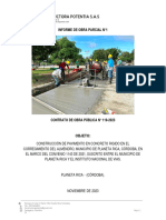 Informe Parcial de Obra N°1