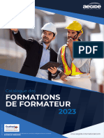 Catalogue Formations de Formateurs 2023