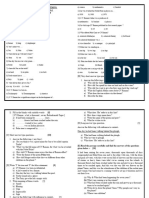 English ICSE 7 Model Paper - A