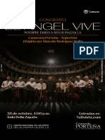 Concierto El Angel Vive Camerata Porteña Programa Piazzola