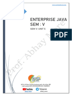 Enterprise Java Unit 5