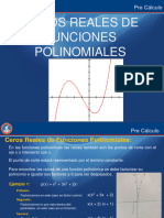 Ceros Reales de Funciones Polinomiales