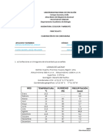 Práctica #3 Elaboración de Un Climograma