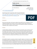 Early Postoperative Complications After Oncoplastic Reduction - PMC