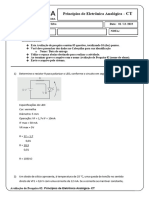 G Avaliação de Pesquisa 02 - Princípios de Eletrônica Analógica