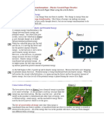 Physics Day Scratch Paper Energy Transformations Reading