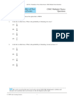 Csecmultiplechoice - Probability 2