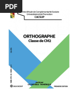 CM2 Orthographe