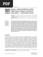 Navier-Stokes Predictions of The NREL Phase VI Rotor in The NASA Ames 80 FT Ð 120 FT Wind Tunnel