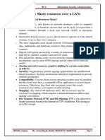 Unit V: Share Resources Over A LAN:: Q.1) What Does Shared Resources Mean?