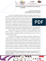 Template - Resumo - Expandido - VI - SIOMSAL - EDUCAÇÃO CRISTÃ E ESTUDOS DE GÊNEROS EM DEFESA DE UM DIÁLOGO FECUNDO