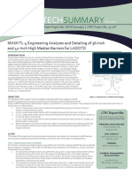 TS - 680 For LTRC 23-1ST MASH TL-4 Engineering Analyses and Detailing of 36-Inch and 42-Inch High Median Barriers For LADOTD