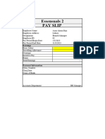 Salary Slip Template