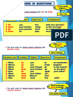 Unit 3C Word Order in Questions