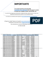 Listado Gratis de Remates Judiciales en Colombia Semana Cuatro Octubre 2023