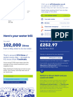 Here's Your Water Bill: Litres