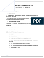 Informe Auditoria MODELO