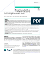 Epidemiology, Clinical Characteristics, and Treatment of Children With Acute Intussusception: A Case Series