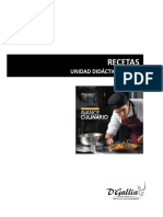 Recetas: Unidad Didáctica/Curso