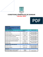 Conditions Generales de Banque 2023