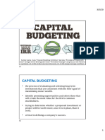 FM6 - Capital Budgeting