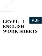 FLN Worksheets English Level 1 Student Workbook