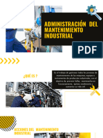 aDMINISTRACIÓN DEL MANTENIMIENTO INDUSTRIAL