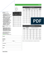 Prod Uct W Eight / FT (L BS/FT) : Refer To The General Specifications For Loading Information