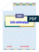 Cours D'optimisation - I Outils Mathématiques