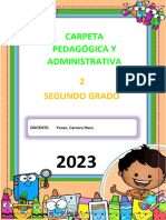 2º Carpeta Pedagógica y Administrativa 2023