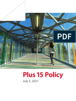 Plus 15 Policy