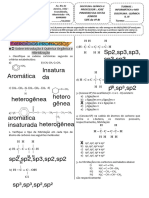 Atividades Sobre Introdução e Nomenclatura À Química Orgânica - Editado