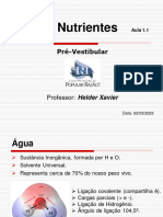 Aula 1.1 - Água e Nutrientes OK